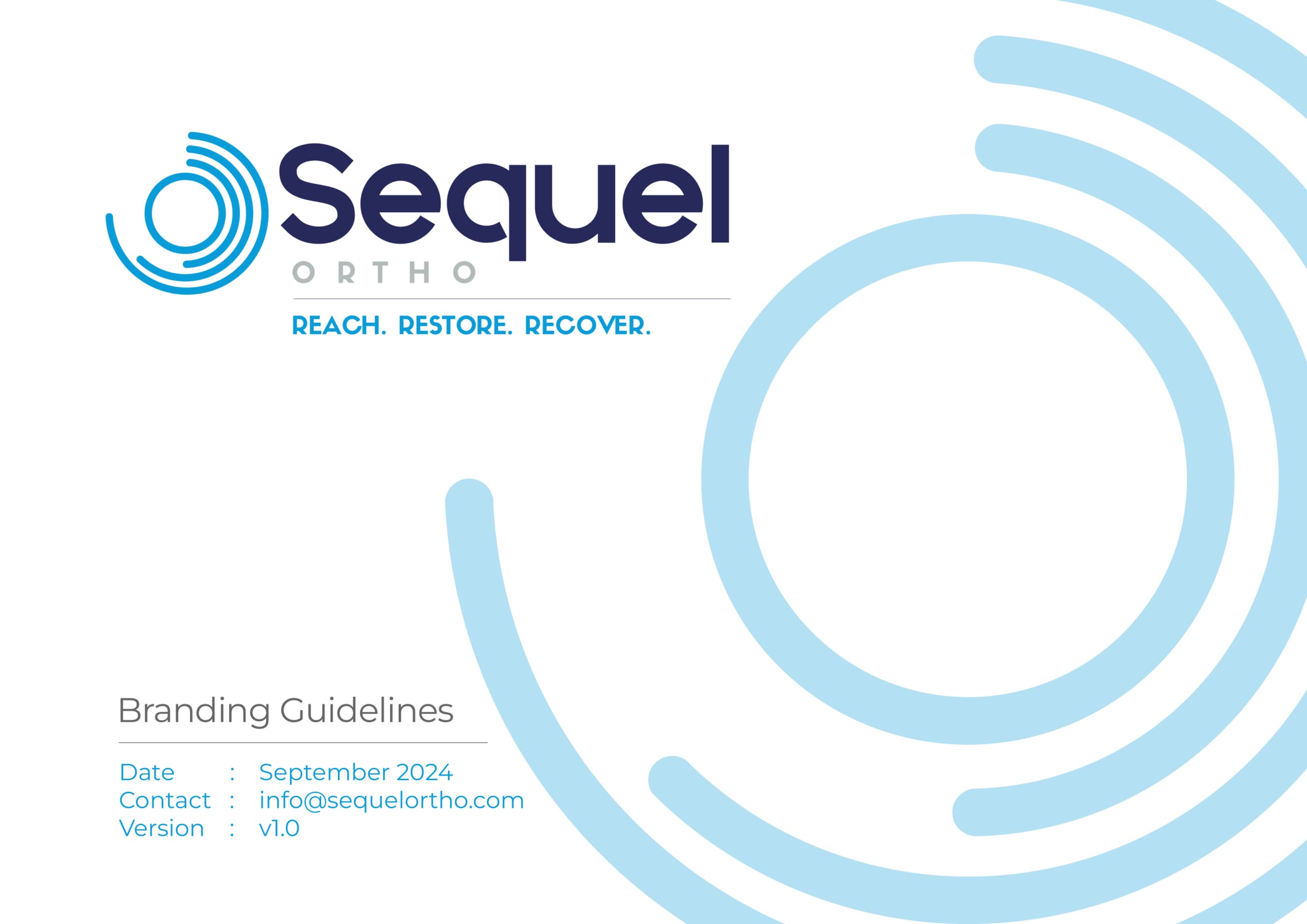 Sequel Ortho-Brand-Guide-R3 Sequel Ortho